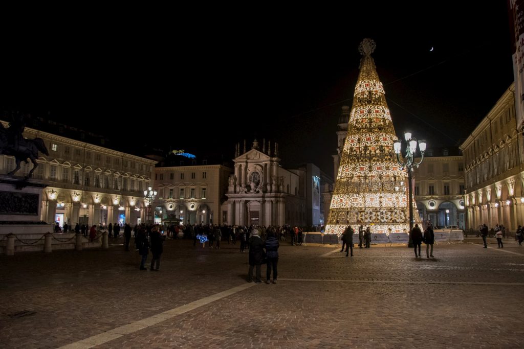 Piazza San Carlo Torino Natale